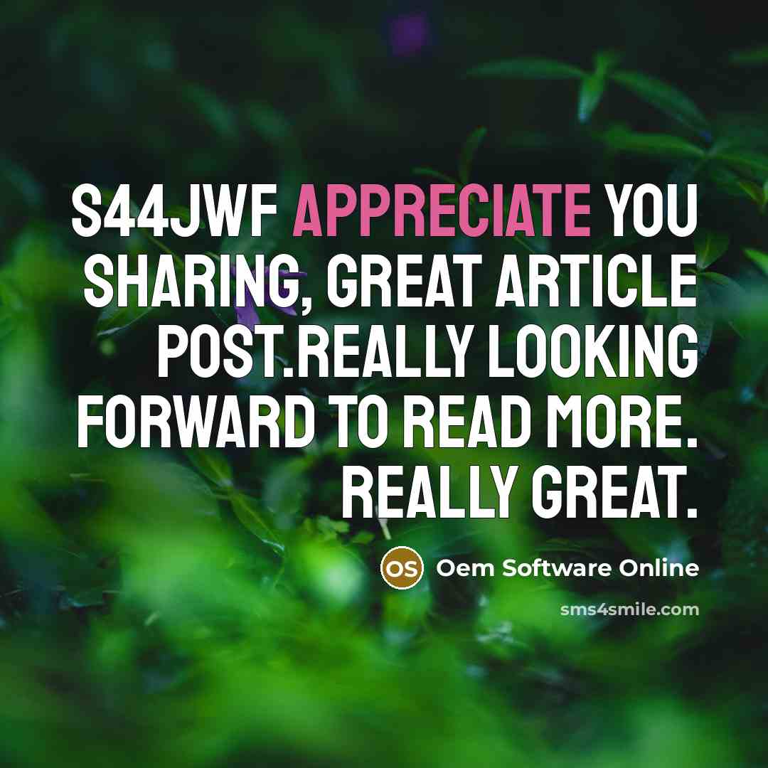“S44JWf Appreciate you sharing, great article post.Really looking forward to…” quote by Oem Software Online