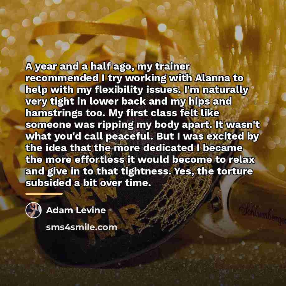 “A year and a half ago, my trainer recommended I…” quote by Adam Levine