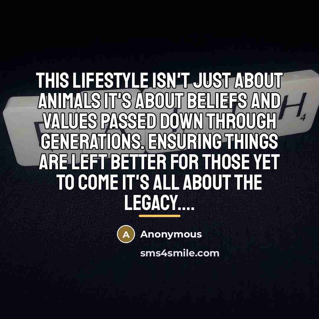 “This lifestyle isn't just about animals it's about beliefs and…” quote by Anonymous
