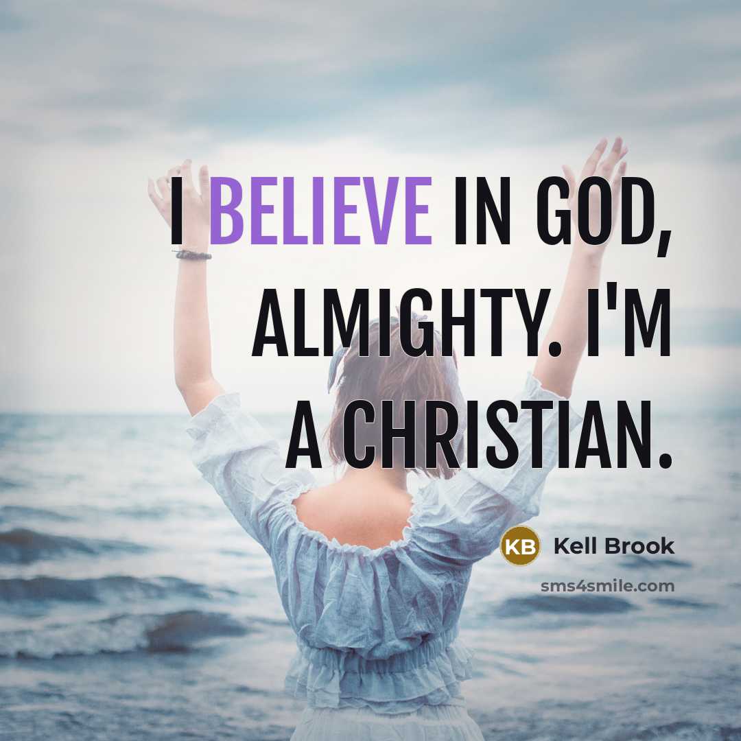 “I believe in God, Almighty. I'm a Christian.…” quote by Kell Brook