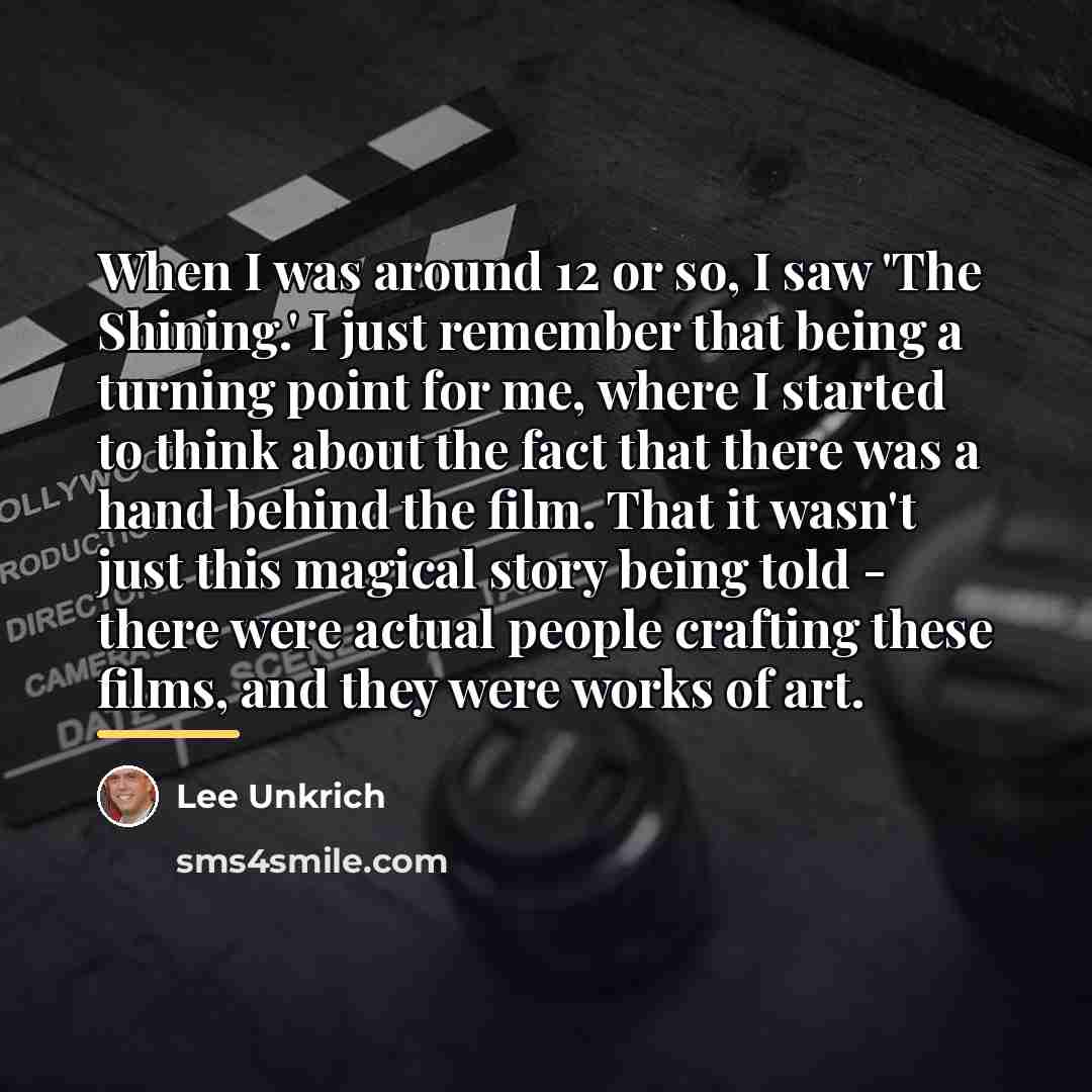 “When I was around 12 or so, I saw 'The…” quote by Lee Unkrich
