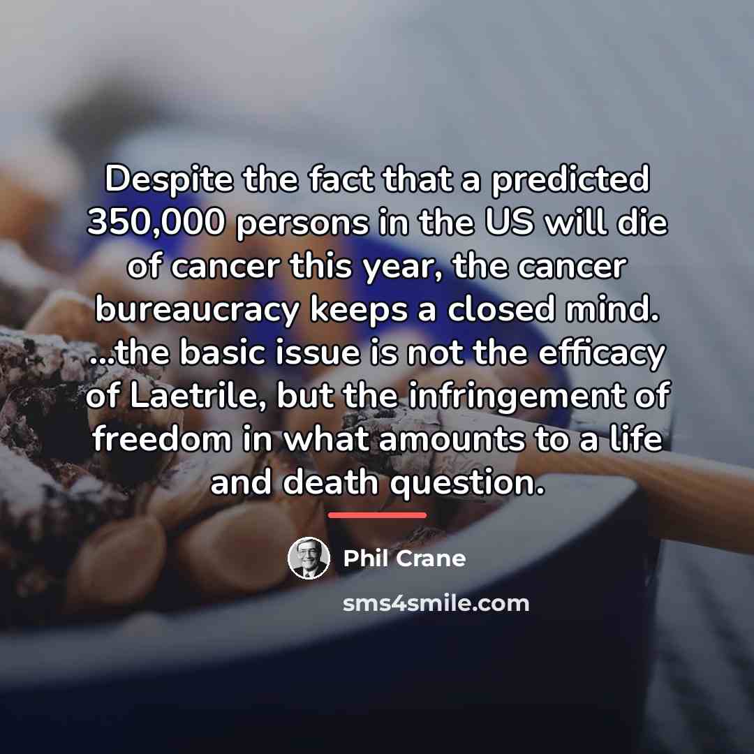 “Despite the fact that a predicted 350,000 persons in the…” quote by Phil Crane
