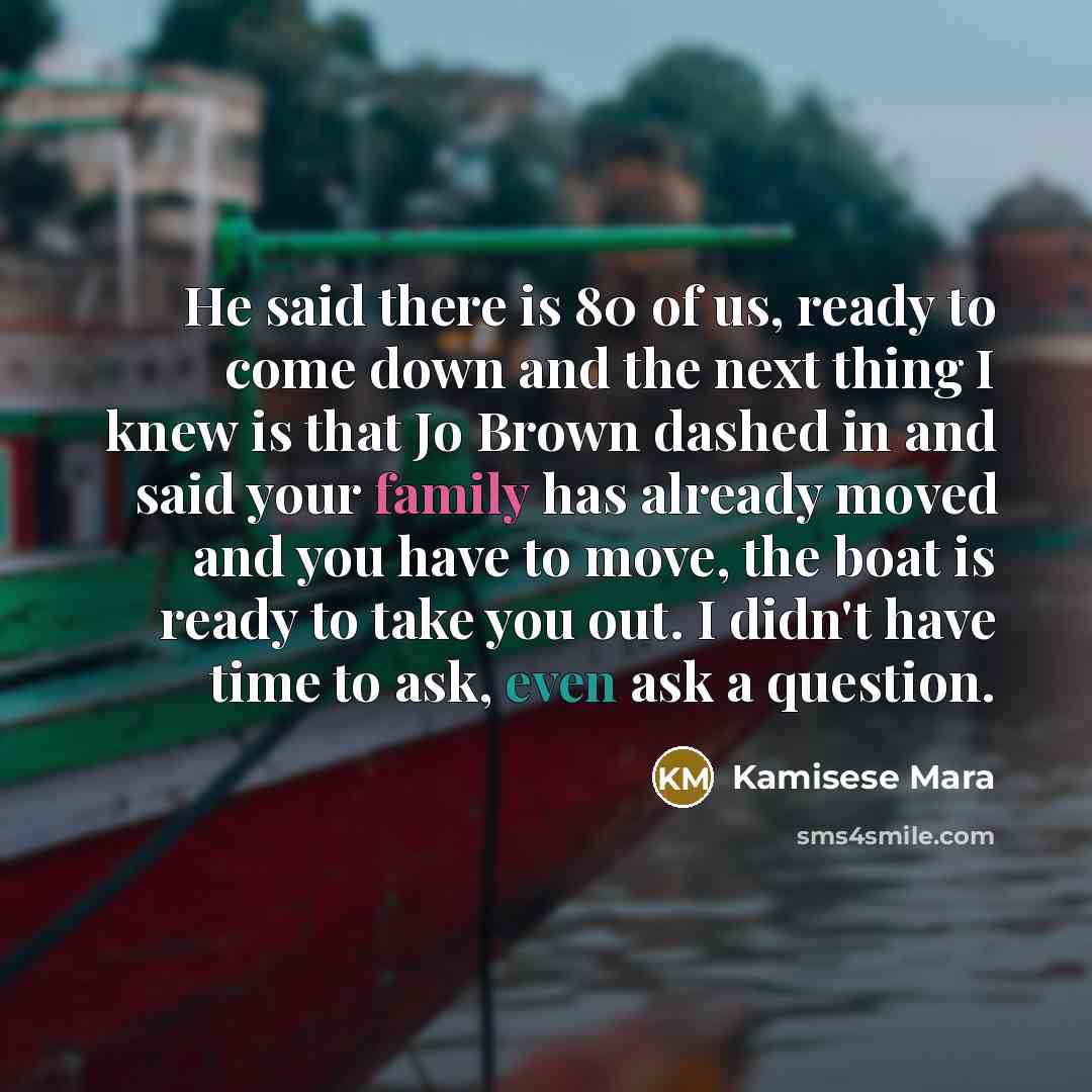 “He said there is 80 of us, ready to come…” quote by Kamisese Mara