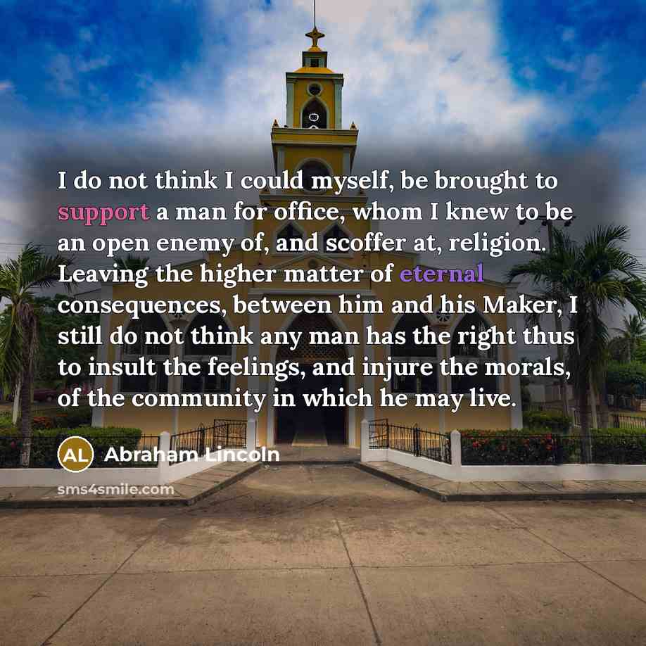“I do not think I could myself, be brought to…” quote by Abraham Lincoln