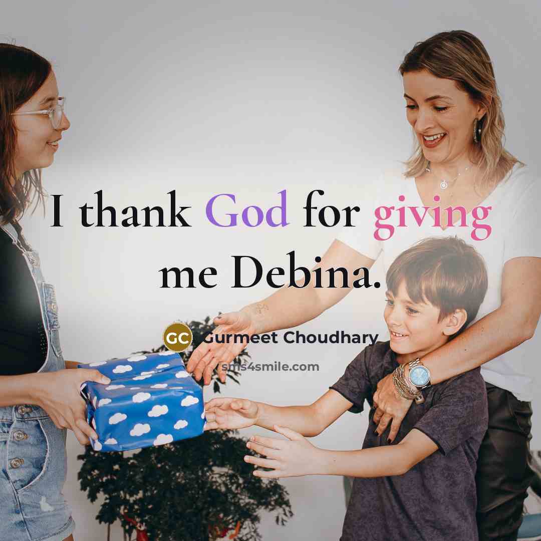 “I thank God for giving me Debina.…” quote by Gurmeet Choudhary