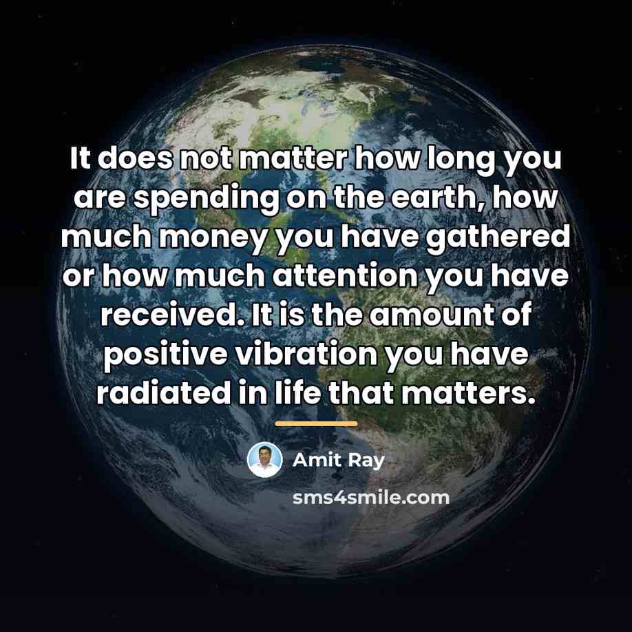 “It does not matter how long you are spending on…” quote by Amit Ray