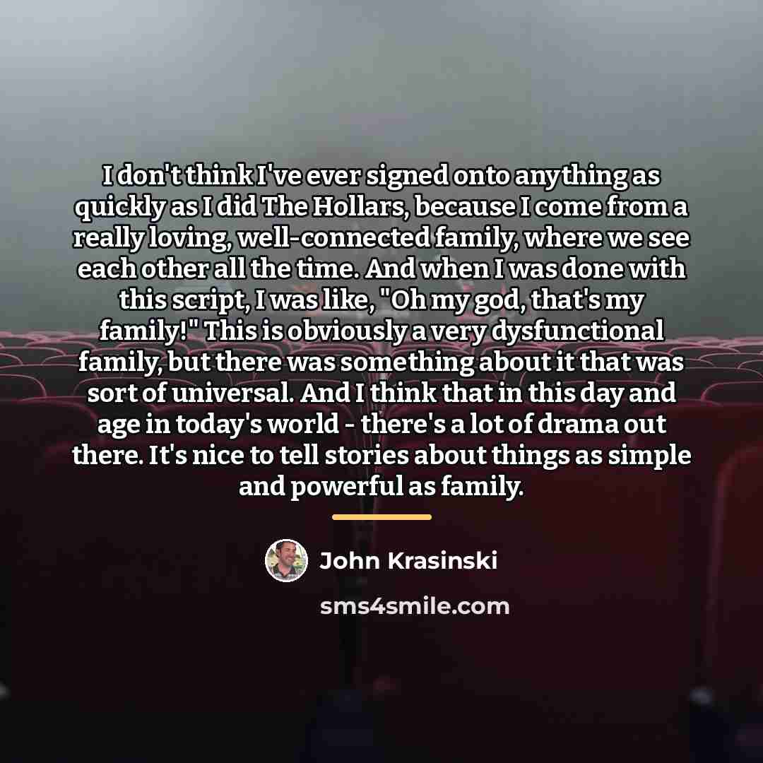 “I don't think I've ever signed onto anything as quickly…” quote by John Krasinski