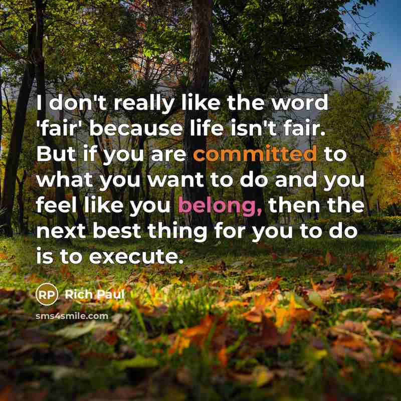 “I don't really like the word 'fair' because life isn't…” quote by Rich Paul