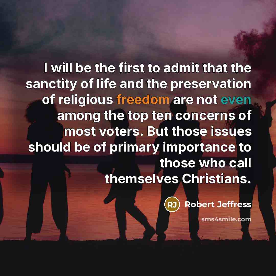 “I will be the first to admit that the sanctity…” quote by Robert Jeffress