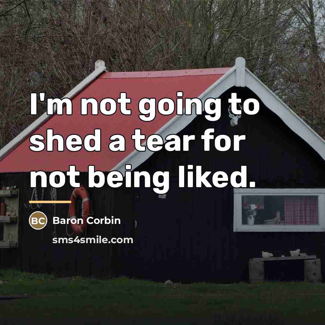 “I'm not going to shed a tear for not being…” quote by Baron Corbin