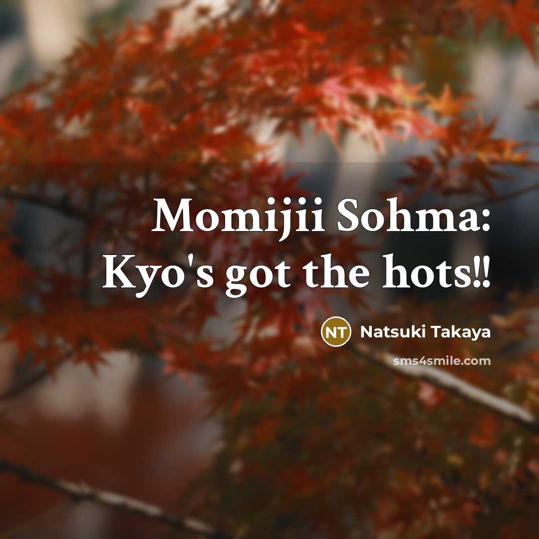 “Momijii Sohma: Kyo's got the hots!!” quote by Natsuki Takaya