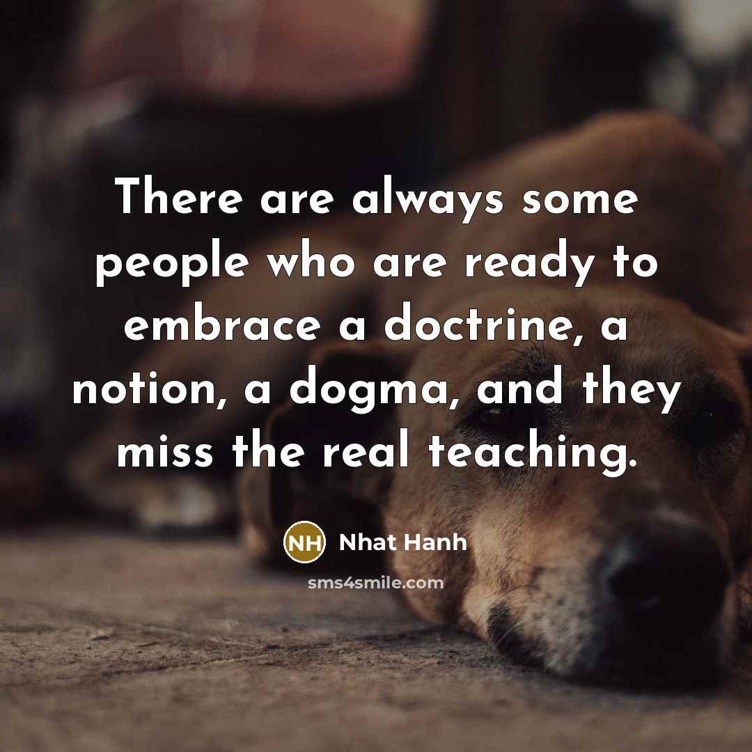 “There are always some people who are ready to embrace…” quote by Nhat Hanh