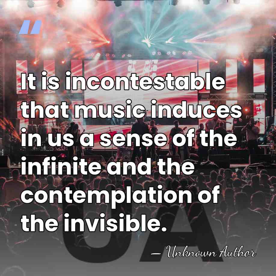 It is incontestable that music induces in us a sense of the&hellip; - Victor de Laprade