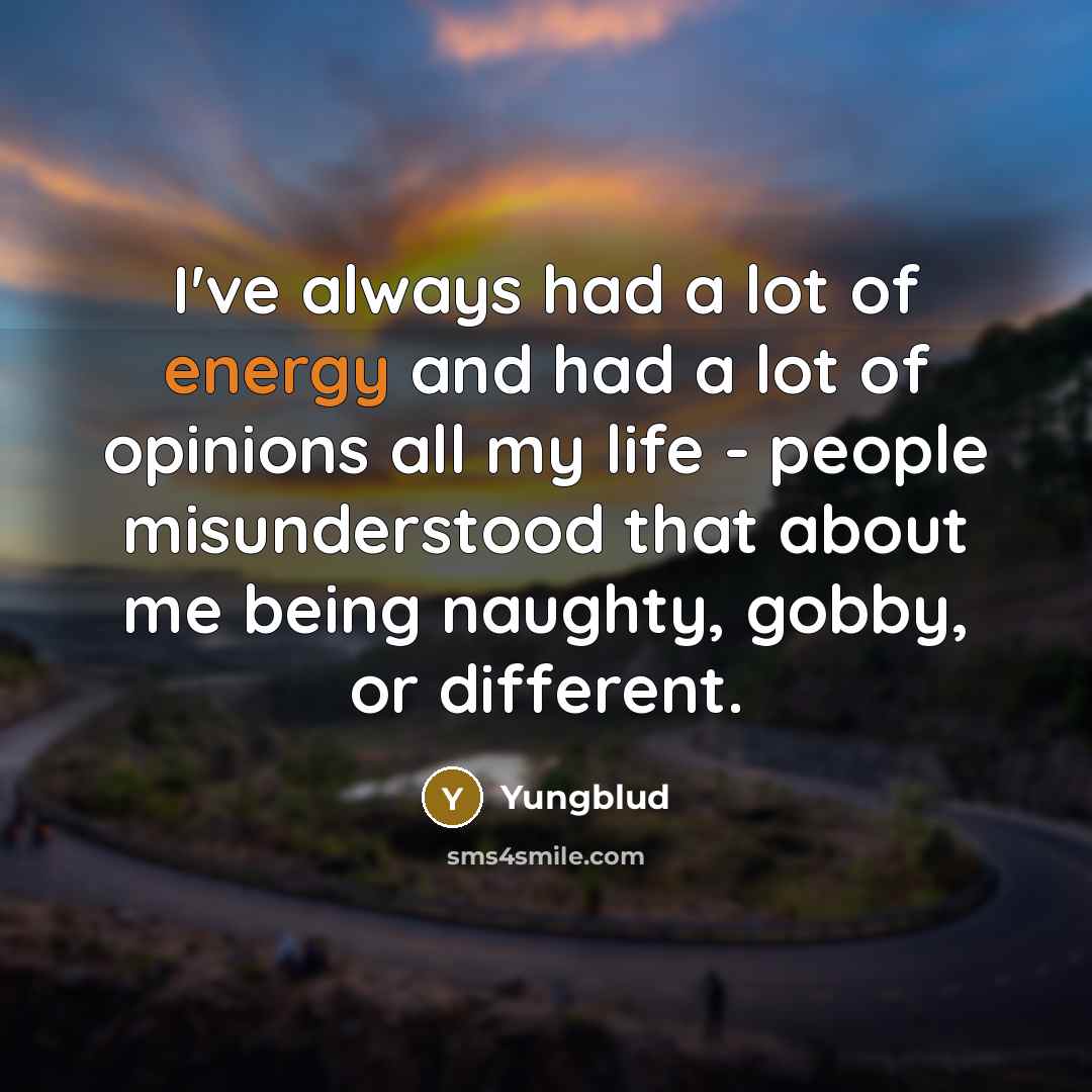 “I've always had a lot of energy and had a…” quote by Yungblud
