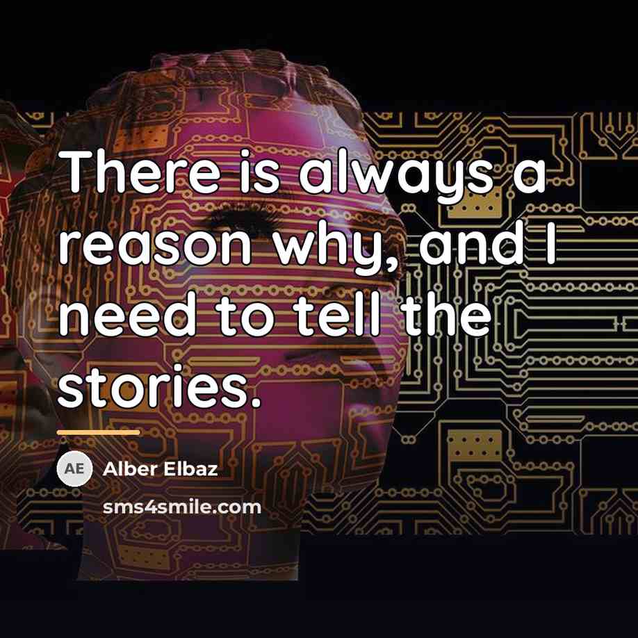 “There is always a reason why, and I need to…” quote by Alber Elbaz