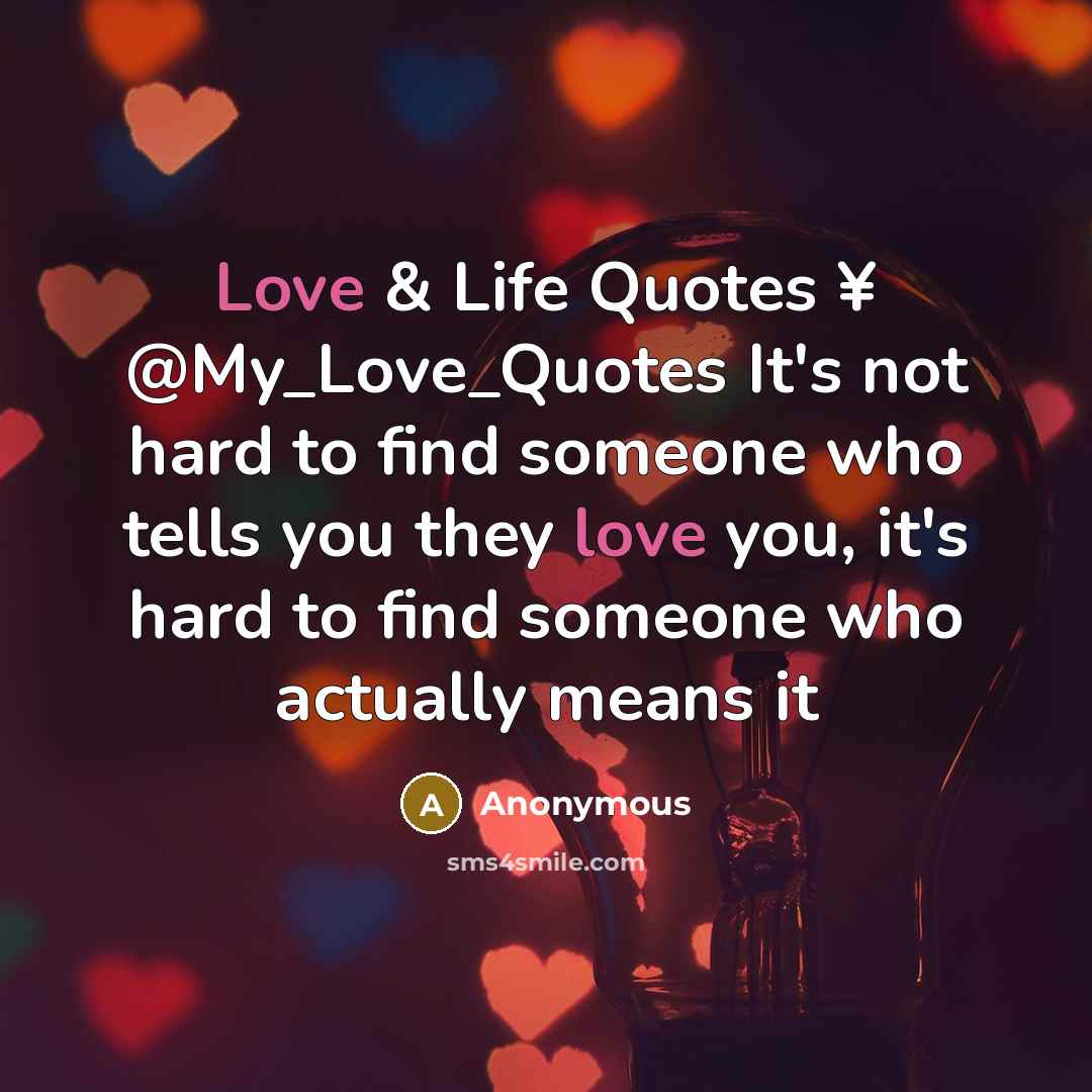 “Love & Life Quotes ¥ @My_Love_Quotes It's not hard to…” quote by Anonymous