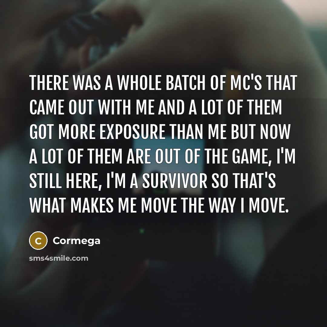 “There was a whole batch of mc's that came out…” quote by Cormega