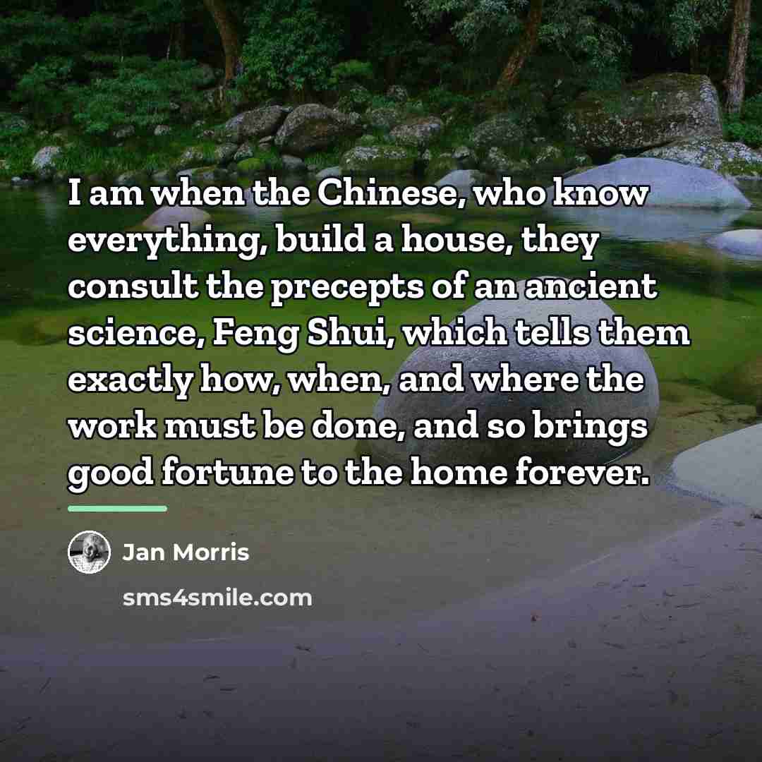 “I am when the Chinese, who know everything, build a…” quote by Jan Morris