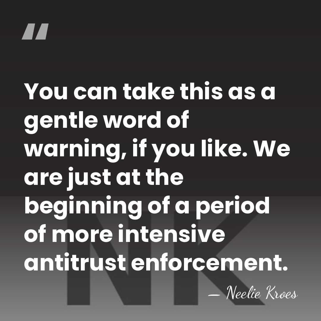You can take this as a gentle word of warning, if you&hellip; - Neelie Kroes