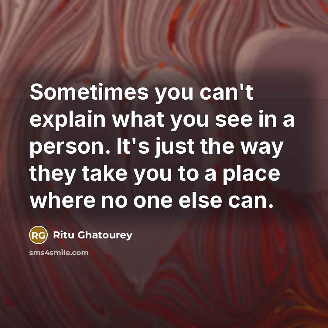 “Sometimes you can't explain what you see in a person.…” quote by Ritu Ghatourey
