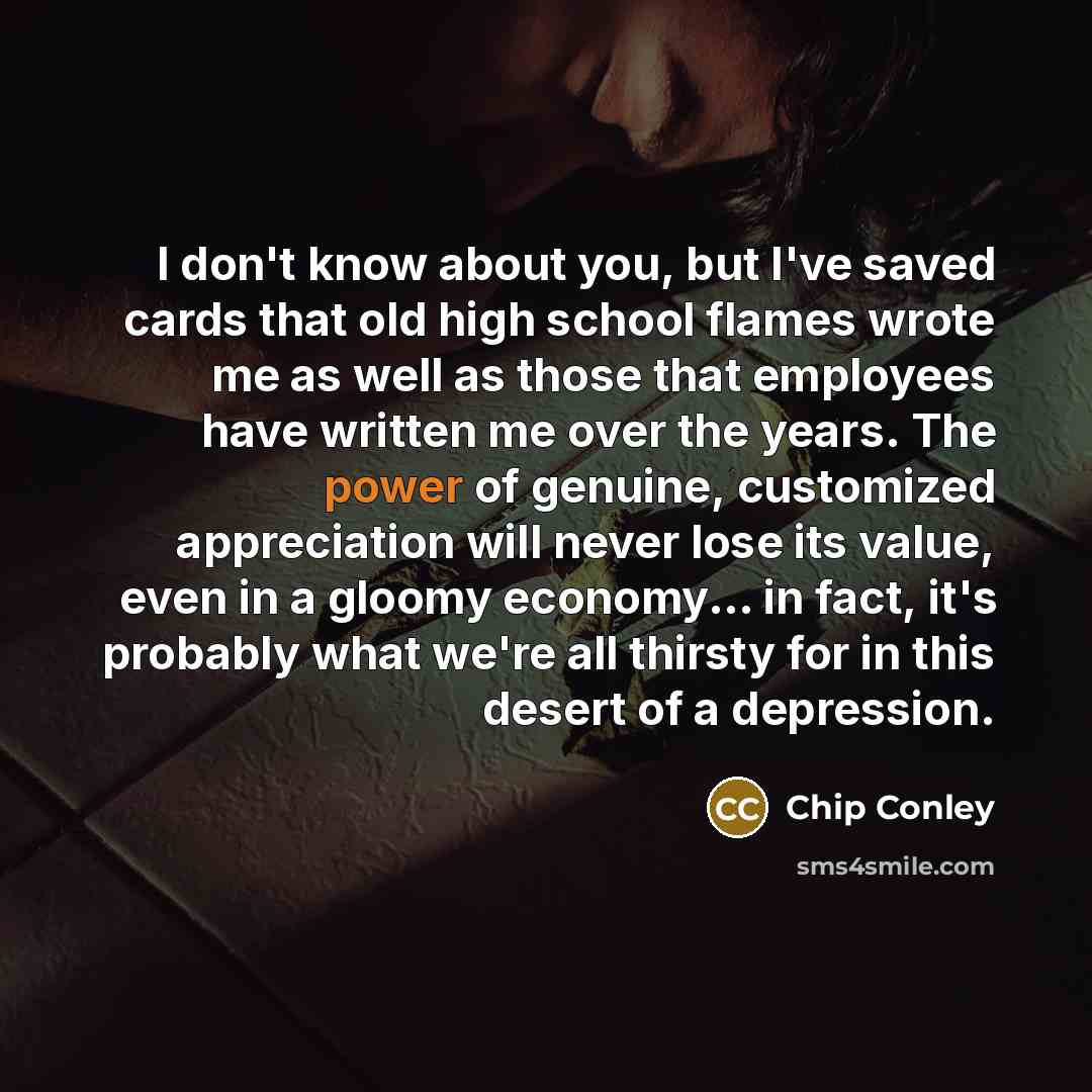 “I don't know about you, but I've saved cards that…” quote by Chip Conley