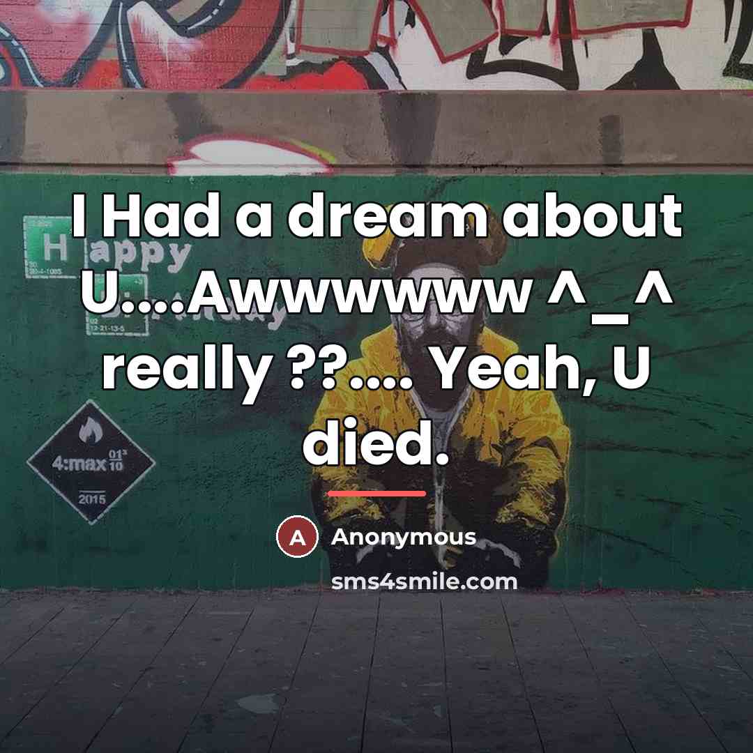 “I Had a dream about U....Awwwwww ^_^ really ??.... Yeah,…” quote by Anonymous
