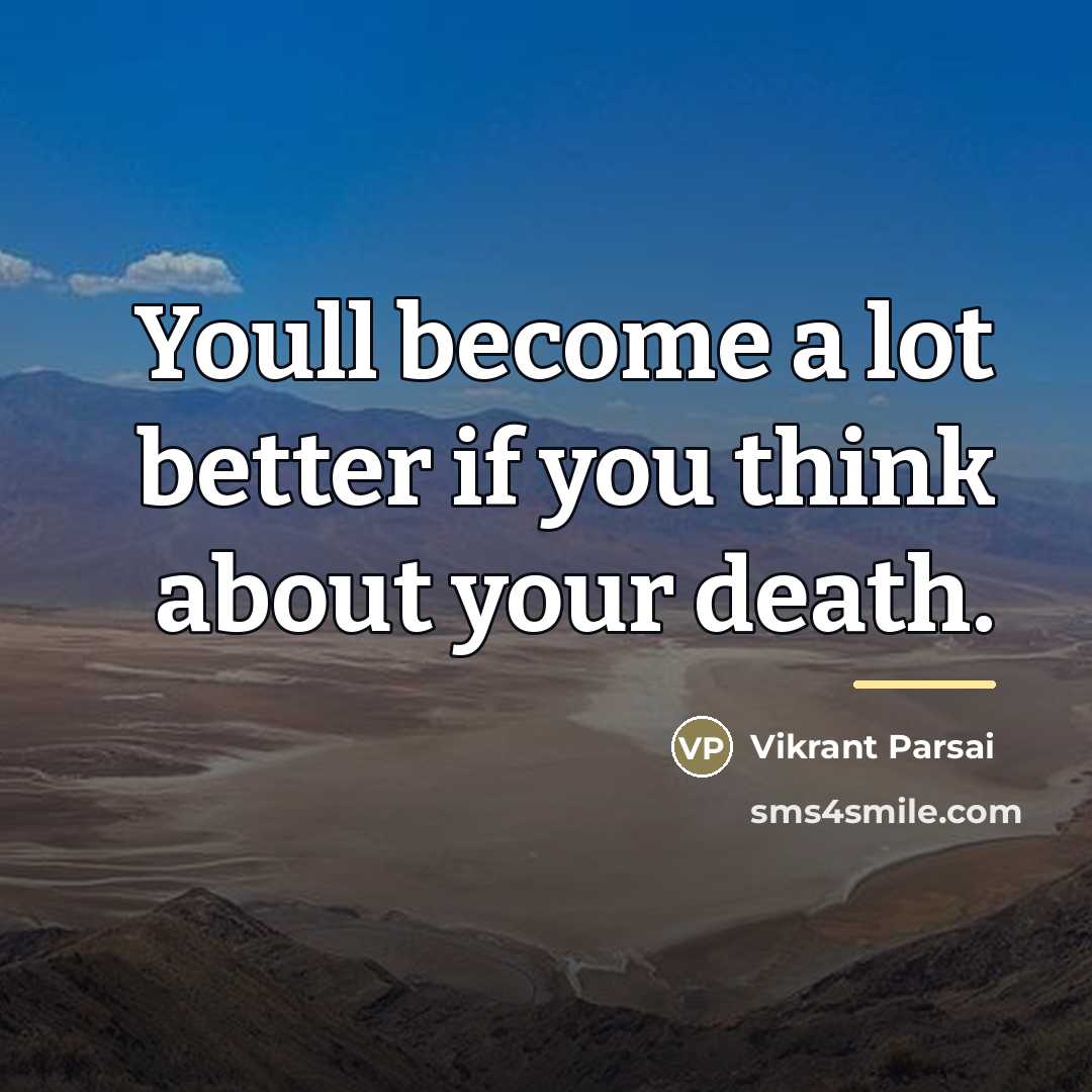 “Youll become a lot better if you think about your…” quote by Vikrant Parsai
