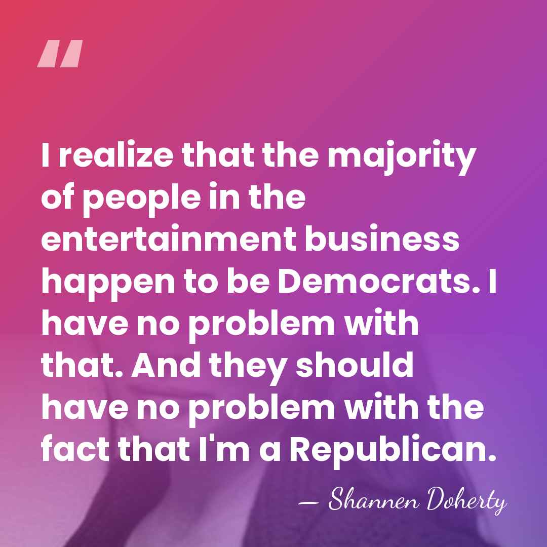 I realize that the majority of people in the entertainment business happen&hellip; - Shannen Doherty