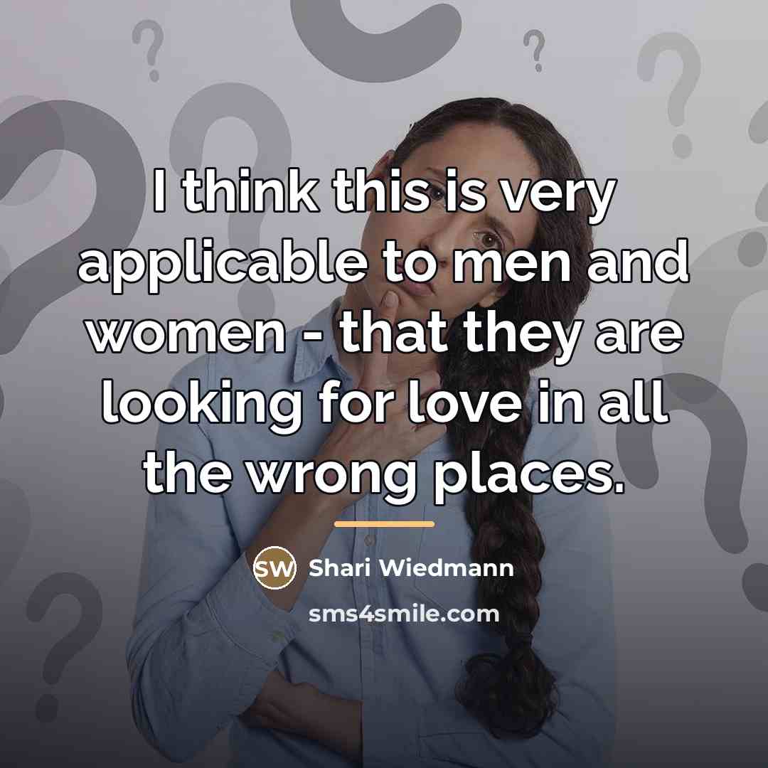“I think this is very applicable to men and women…” quote by Shari Wiedmann
