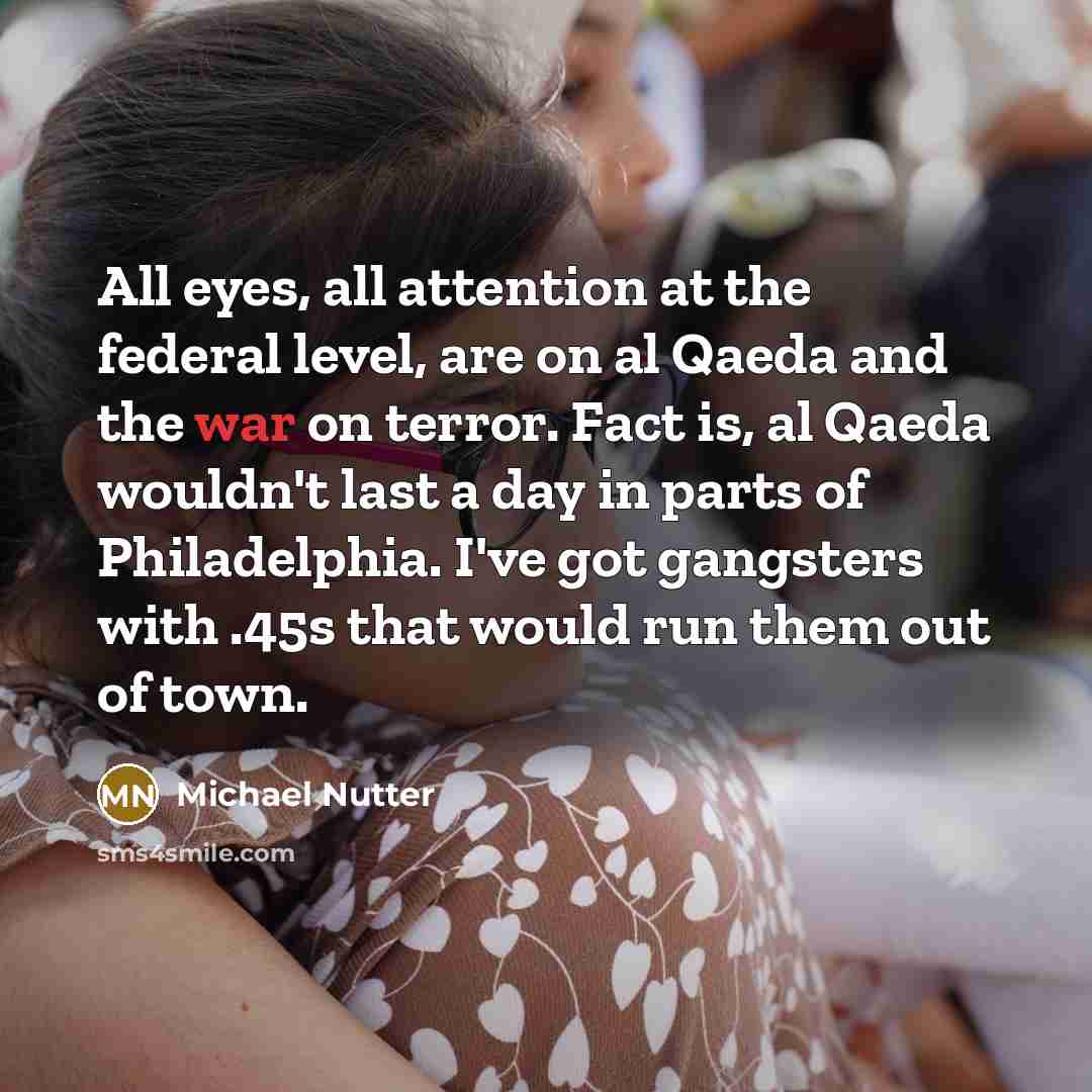“All eyes, all attention at the federal level, are on…” quote by Michael Nutter