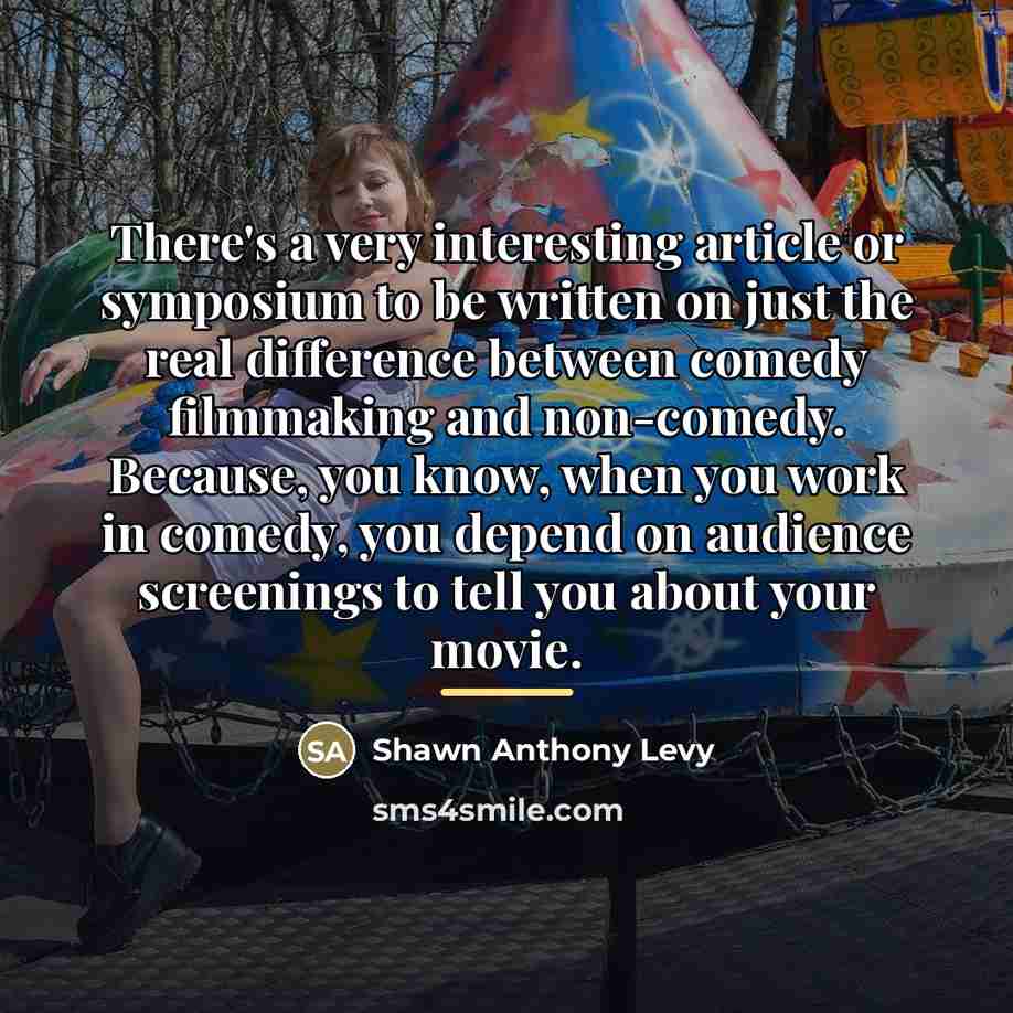 “There's a very interesting article or symposium to be written…” quote by Shawn Anthony Levy