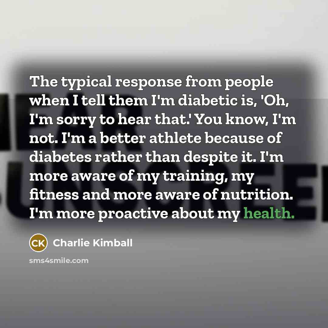 “The typical response from people when I tell them I'm…” quote by Charlie Kimball