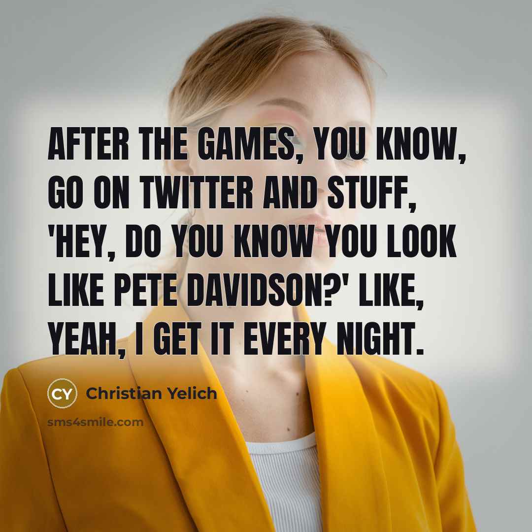 “After the games, you know, go on Twitter and stuff,…” quote by Christian Yelich