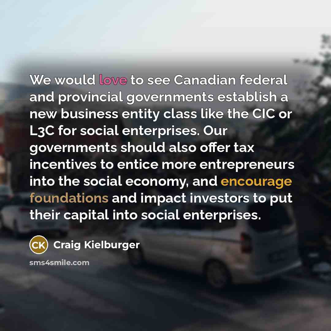“We would love to see Canadian federal and provincial governments…” quote by Craig Kielburger