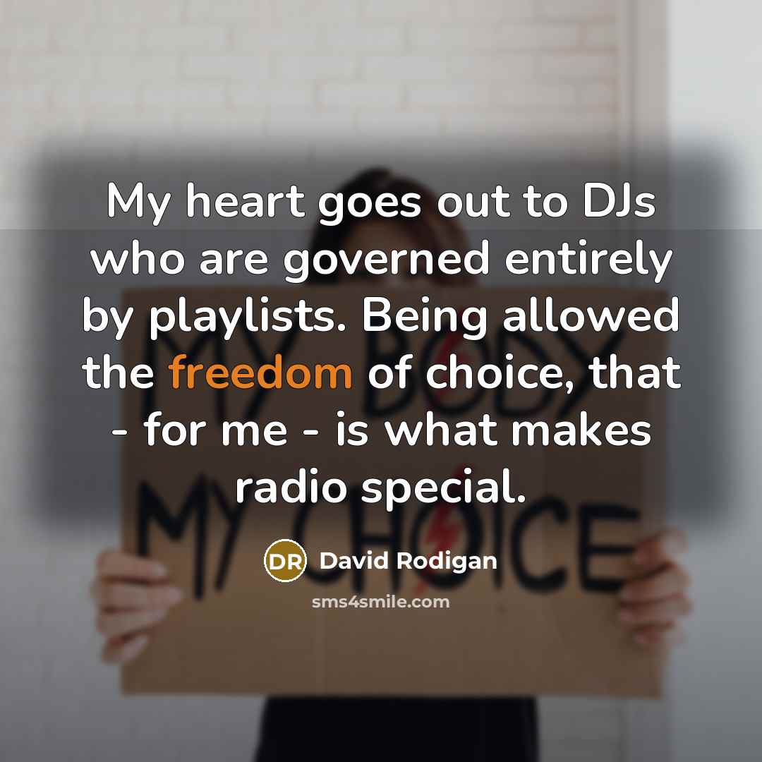 “My heart goes out to DJs who are governed entirely…” quote by David Rodigan