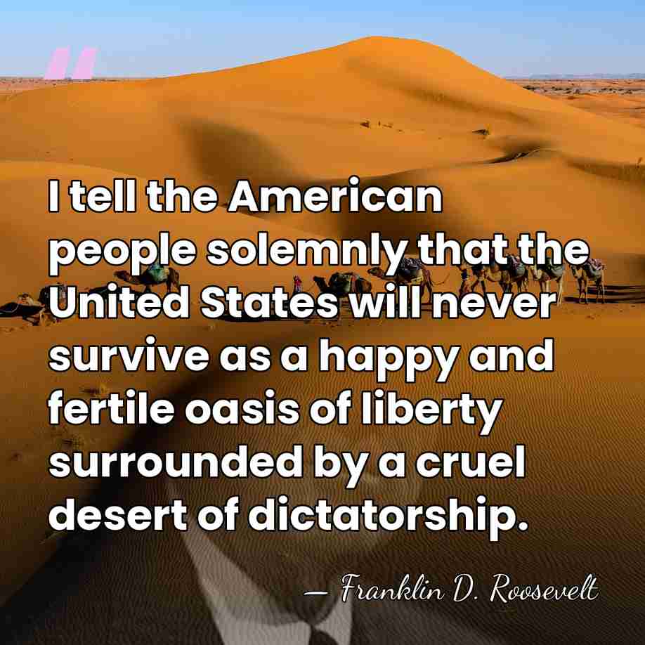 I tell the American people solemnly that the United States will never&hellip; - Franklin D. Roosevelt