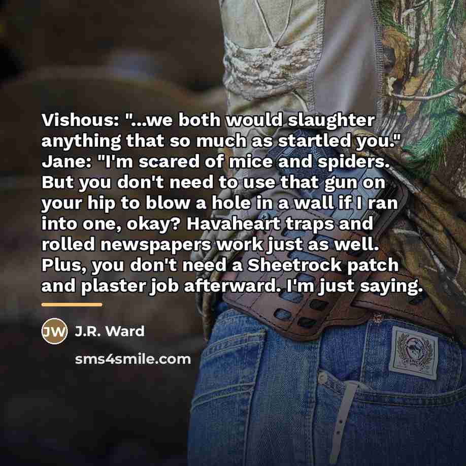 “Vishous: "...we both would slaughter anything that so much as…” quote by J.R. Ward
