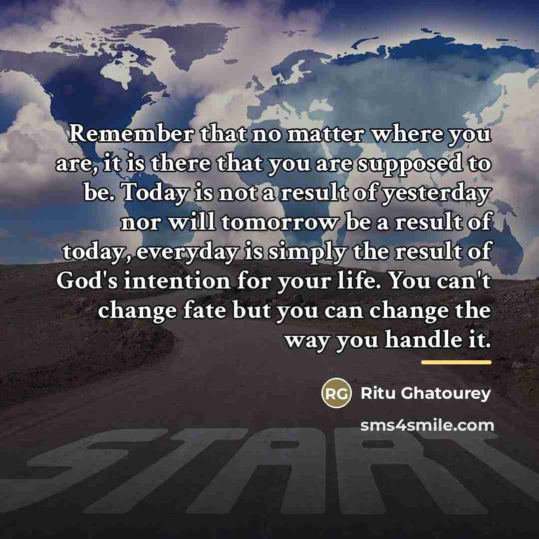 “Remember that no matter where you are, it is there…” quote by Ritu Ghatourey
