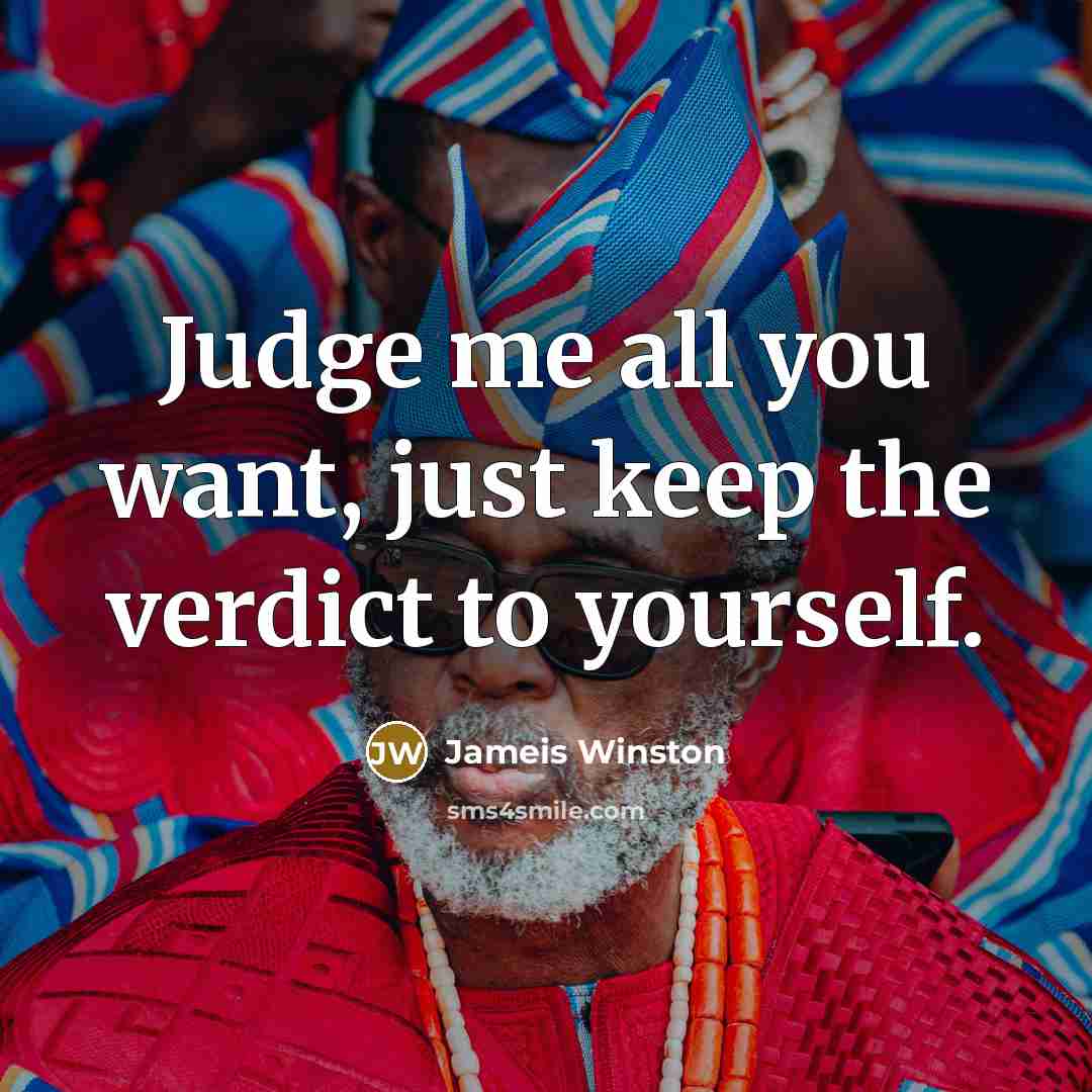 “Judge me all you want, just keep the verdict to…” quote by Jameis Winston