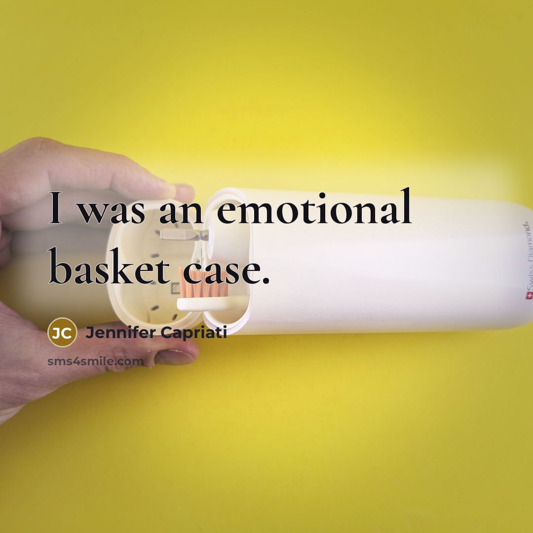 “I was an emotional basket case.” quote by Jennifer Capriati