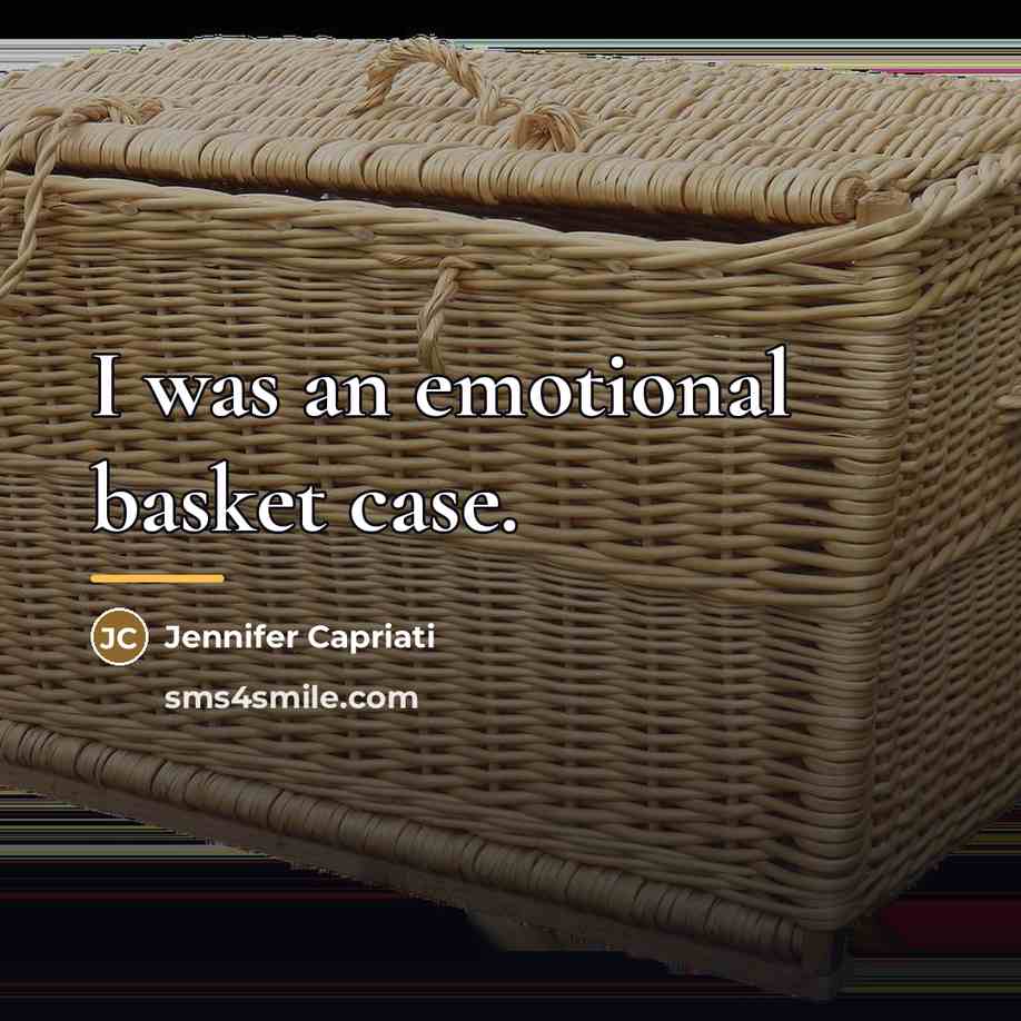 “I was an emotional basket case.…” quote by Jennifer Capriati