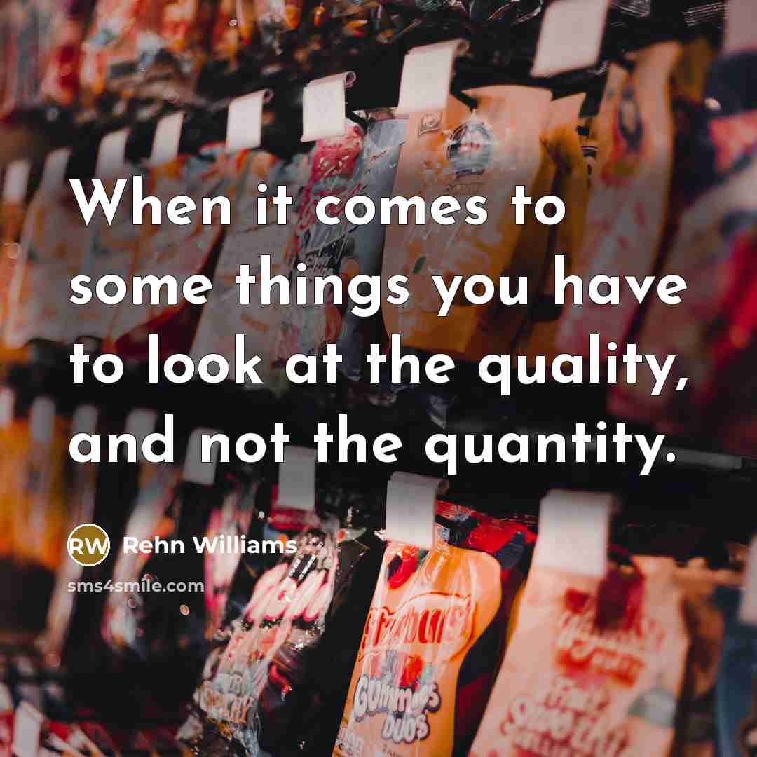 “When it comes to some things you have to look…” quote by Rehn Williams