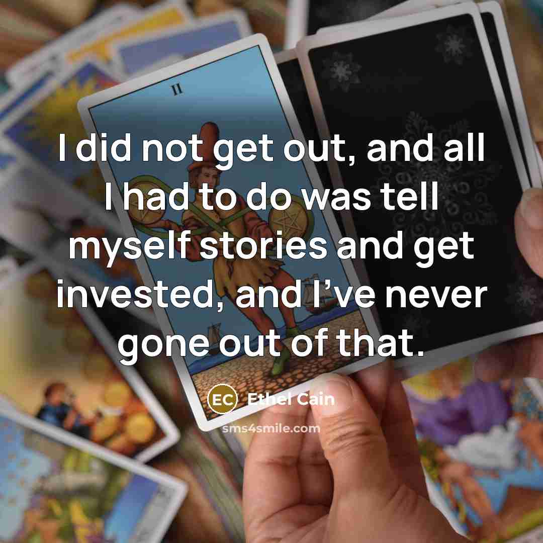 “I did not get out, and all I had to…” quote by Ethel Cain