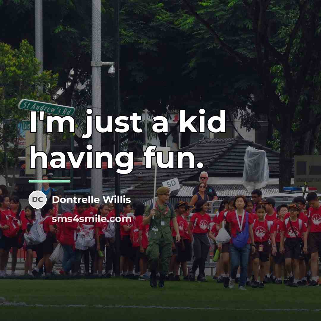 “I'm just a kid having fun.…” quote by Dontrelle Willis