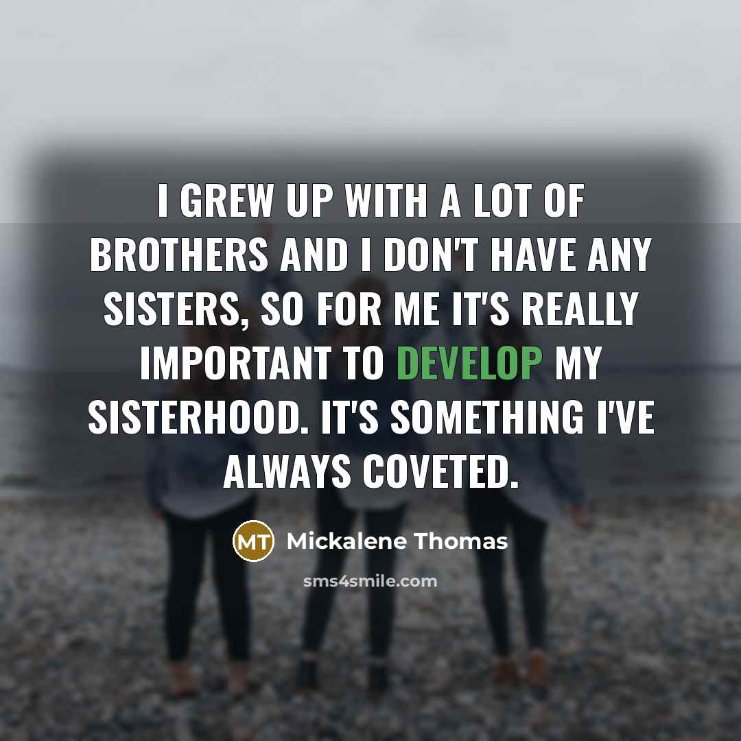 “I grew up with a lot of brothers and I…” quote by Mickalene Thomas