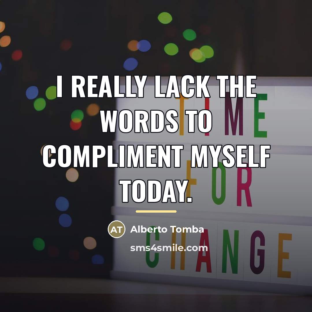 “I really lack the words to compliment myself today.…” quote by Alberto Tomba