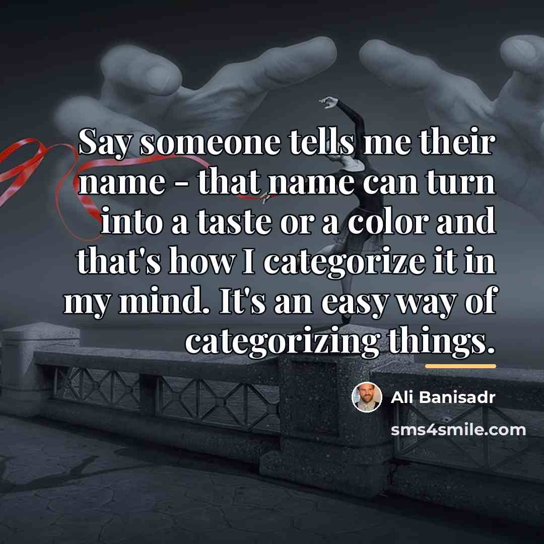 “Say someone tells me their name - that name can…” quote by Ali Banisadr