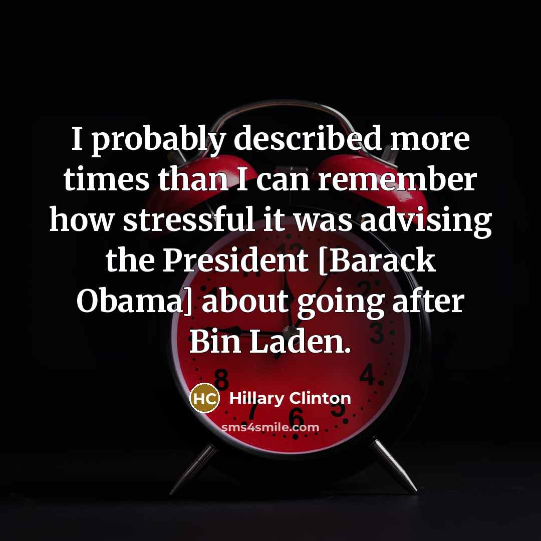 “I probably described more times than I can remember how…” quote by Hillary Clinton