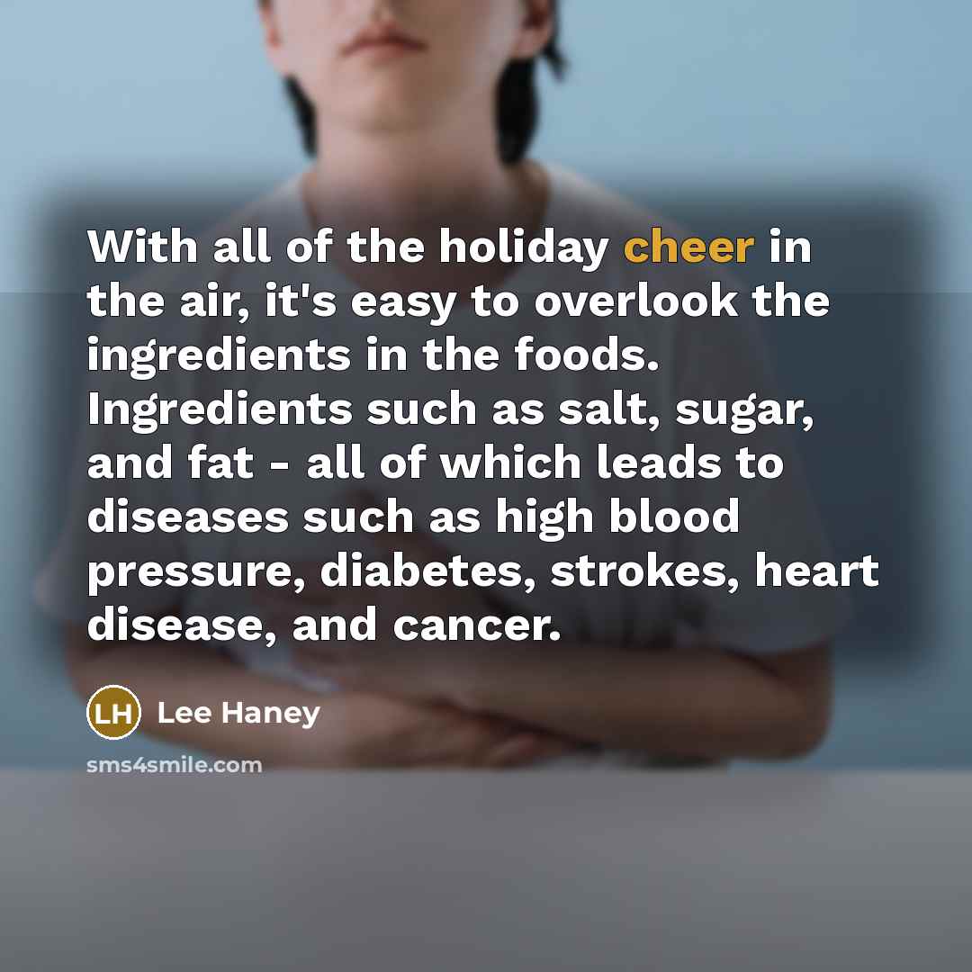 “With all of the holiday cheer in the air, it's…” quote by Lee Haney