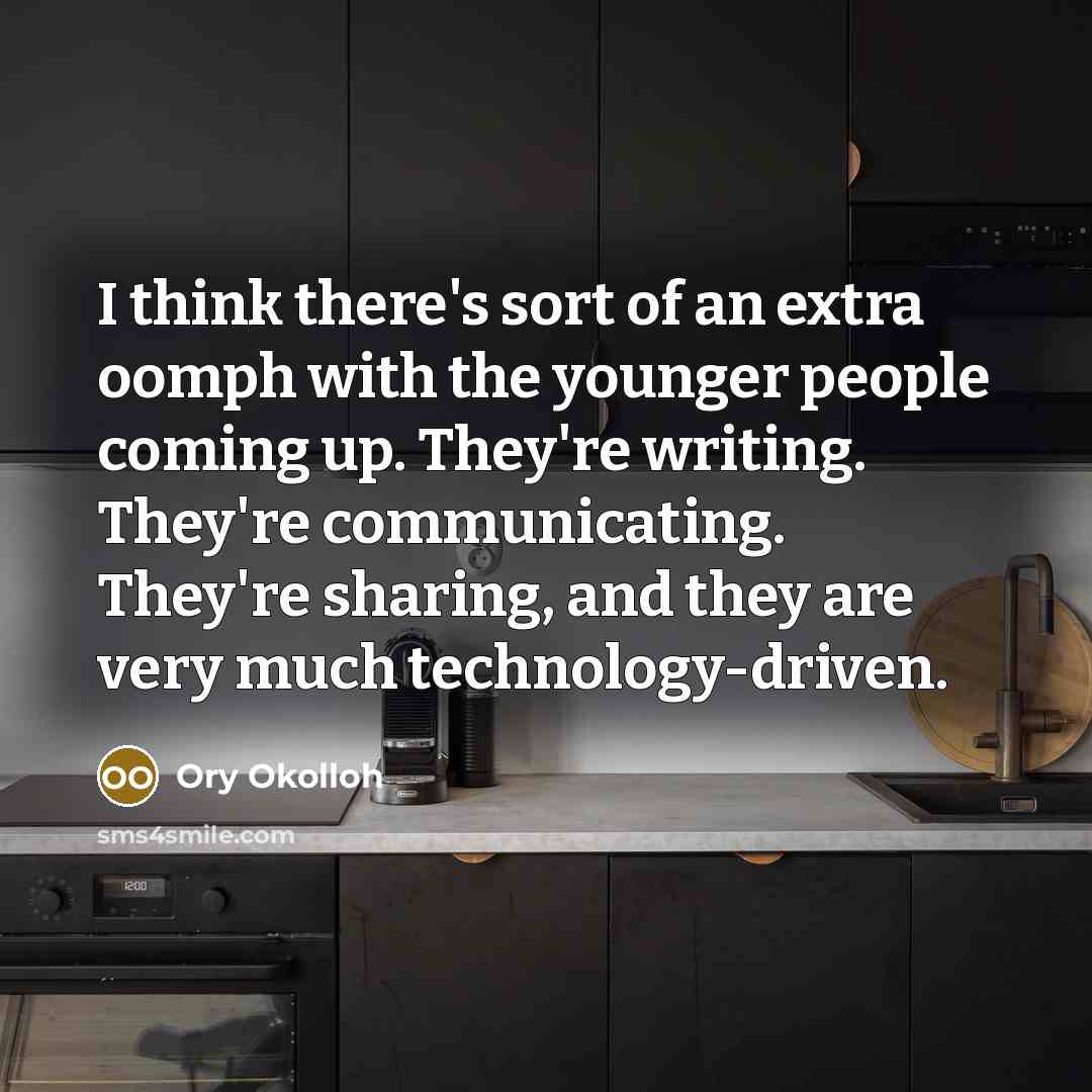 “I think there's sort of an extra oomph with the…” quote by Ory Okolloh